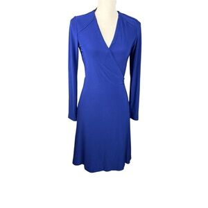 Komarov Royal Blue Long Sleeve Dress